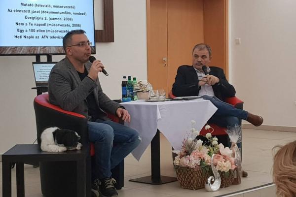 JUDr. Juhos Ferenc beszélgető estje Sváby Andrással