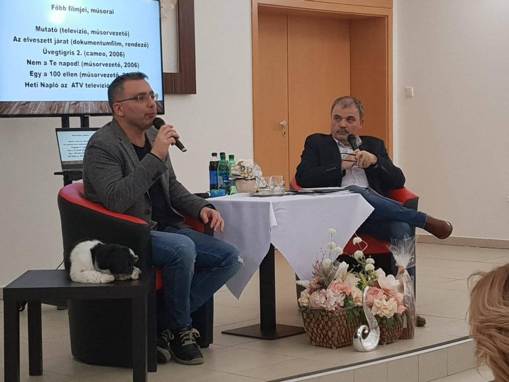 JUDr. Juhos Ferenc beszélgető estje Sváby Andrással