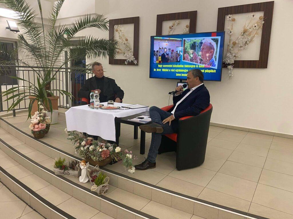 JUDr. Juhos Ferenc beszélgető estje Beer Miklóssal