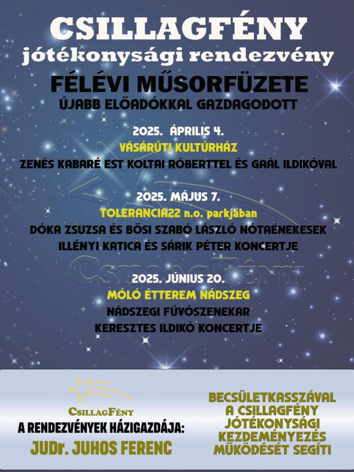 Csillagfény jótékonysági rendezvény