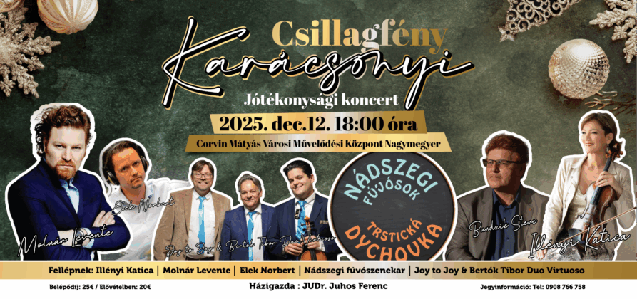 Csillagfény karácsonyi jótékonysági koncert